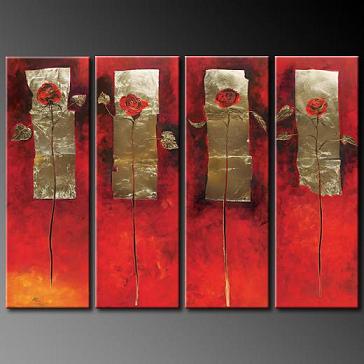 Dafen Oil Painting on canvas abstract -set331